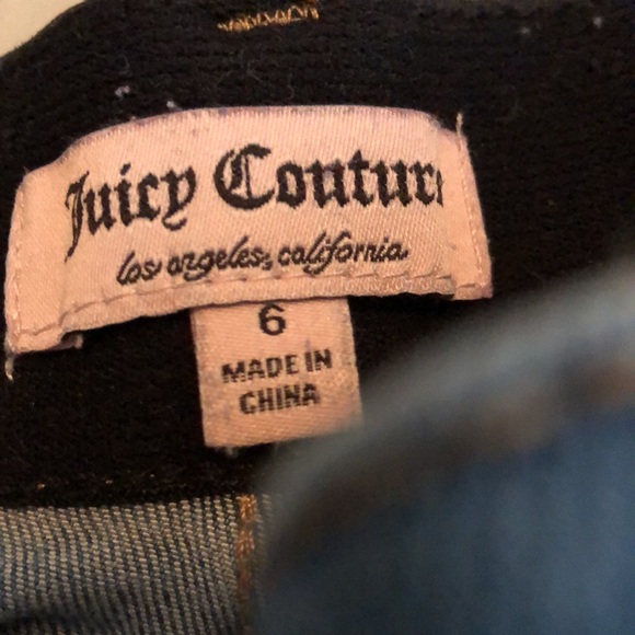 JUICY COUTURE JEANS, cropped ankle length, size 6 - Picture 5 of 7